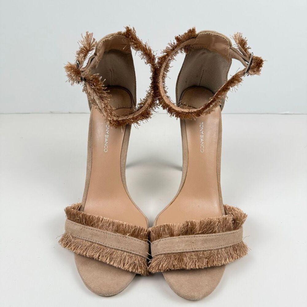 Tony Bianco Kimi Blush Suede Heels Size 8 - Picture 3 of 10